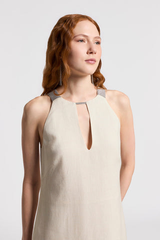 Linen canvas dress