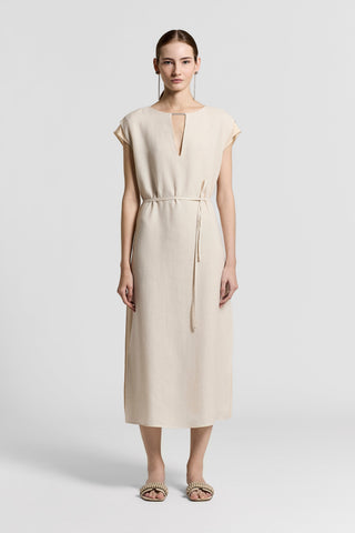Linen canvas dress