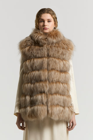 Shearling vest
