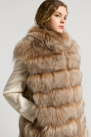Shearling vest