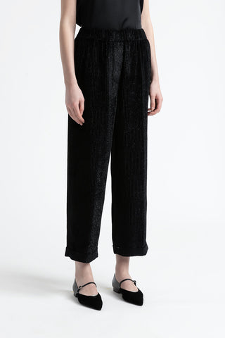 Corduroy cropped trousers  