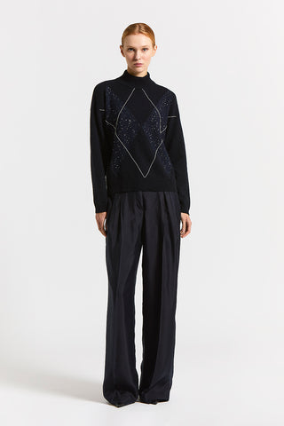 Organdy chiffon trousers