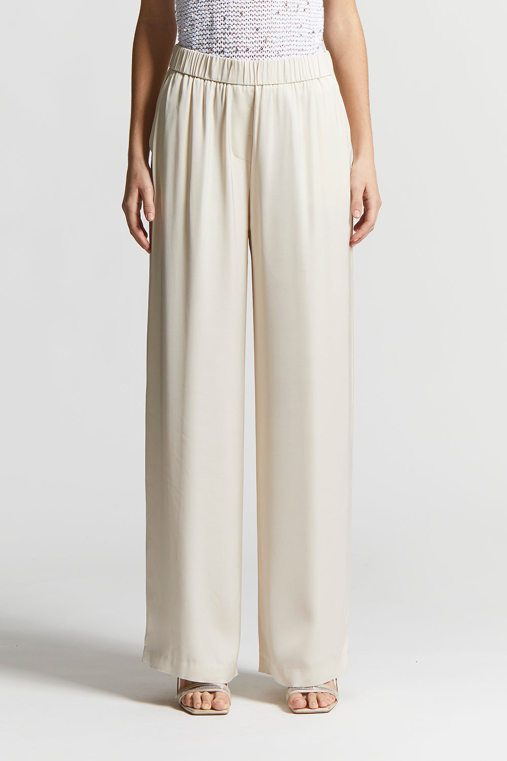 パンツ PESERICO Silk wool pants Women's palazzo trousers | Peserico