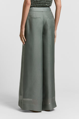 Silk gazar trousers