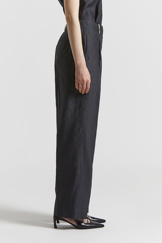 Silk and cotton organza trousers