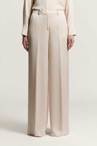 Pantalon palazzo en satin