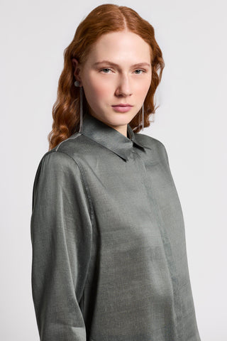 Silk linen shirt