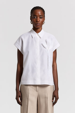 Cotton and silk shirt