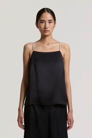 Viscose satin top
