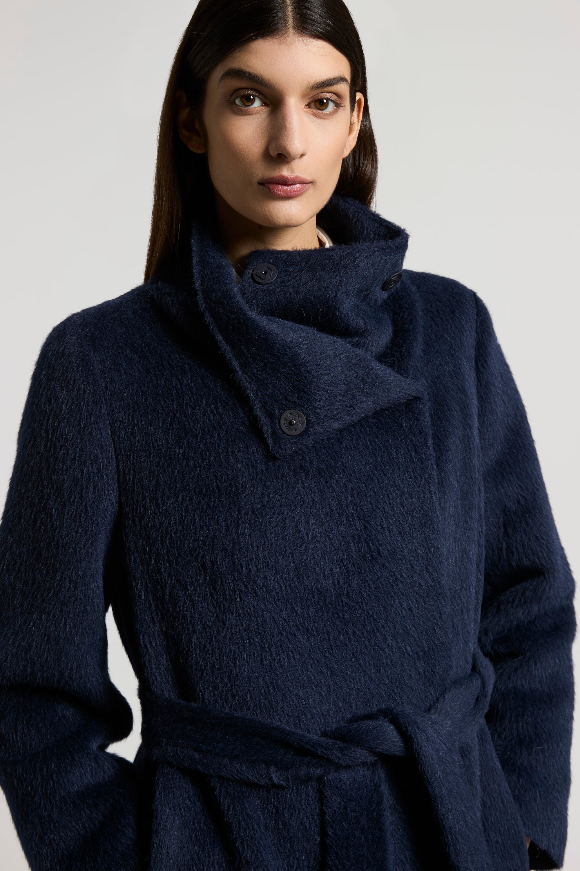 Baby alpaca and wool cloth coat | Peserico