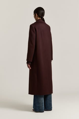 Manteau croisé en drap de laine et cachemire 5 / 5