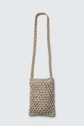 Crochet mini shoulder bag
