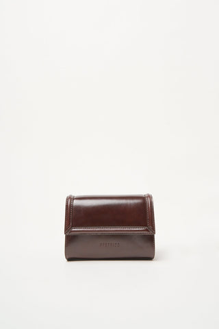Micropochette de piel brillante