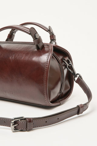 Bauletto-Tasche aus echtem Leder