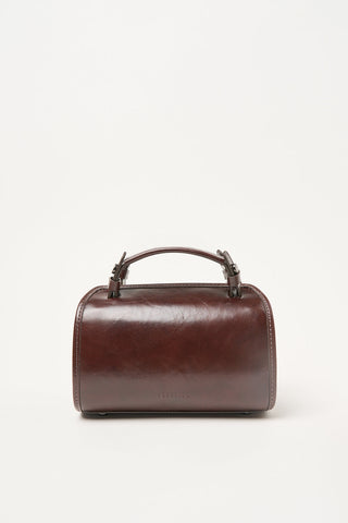 Bauletto-Tasche aus echtem Leder