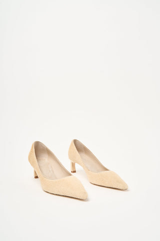 Pony hair pumps