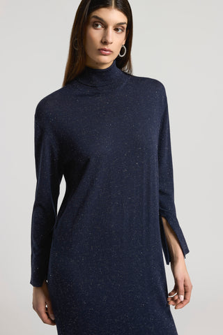 Viscose and wool yarn dress