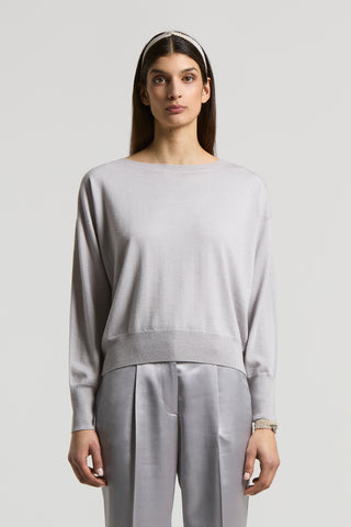 Wool and alpaca yarn jumper