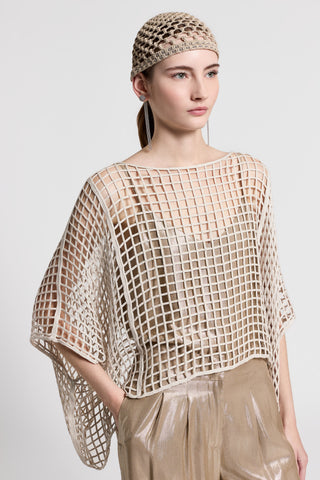 Lurex cotton cornely cape