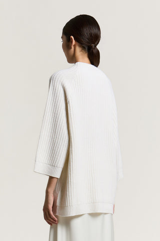 Wool, silk and cashmere sweater