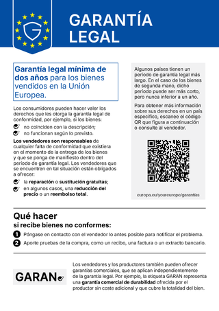 Garantía legal de conformidad