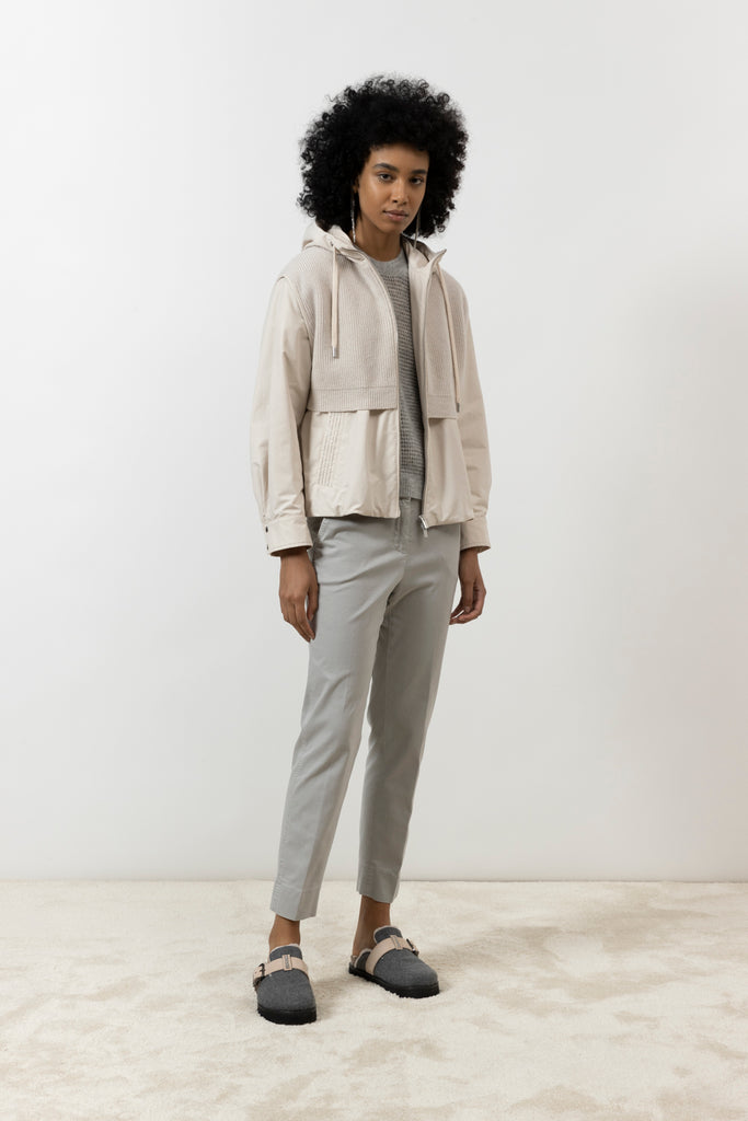 Iconic 4718 cotton silk gabardine and tencel trousers  