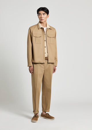 Cotton knitted shirt