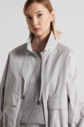 Technical cotton jacket