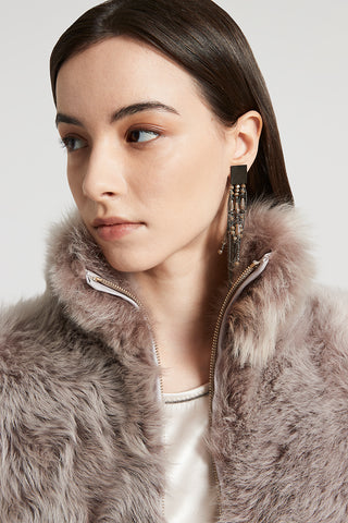 Shearling vest
