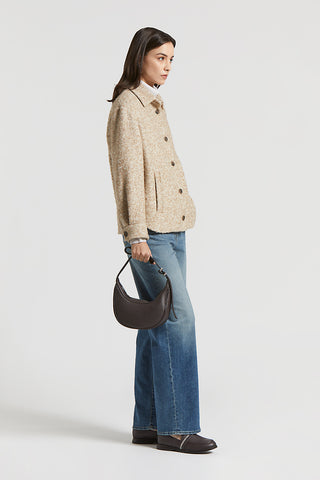 Alpaca wool bouclé jacket