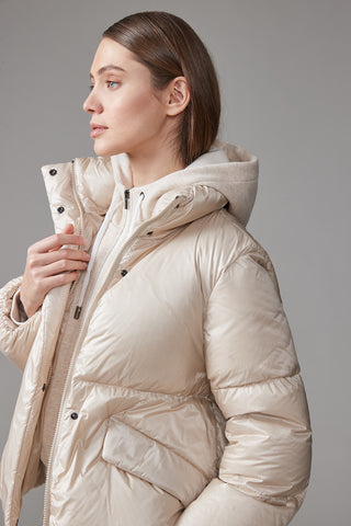 Short goose down jacket  