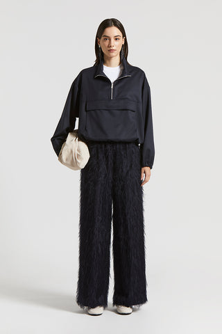 100% wool gabardine sweatshirt