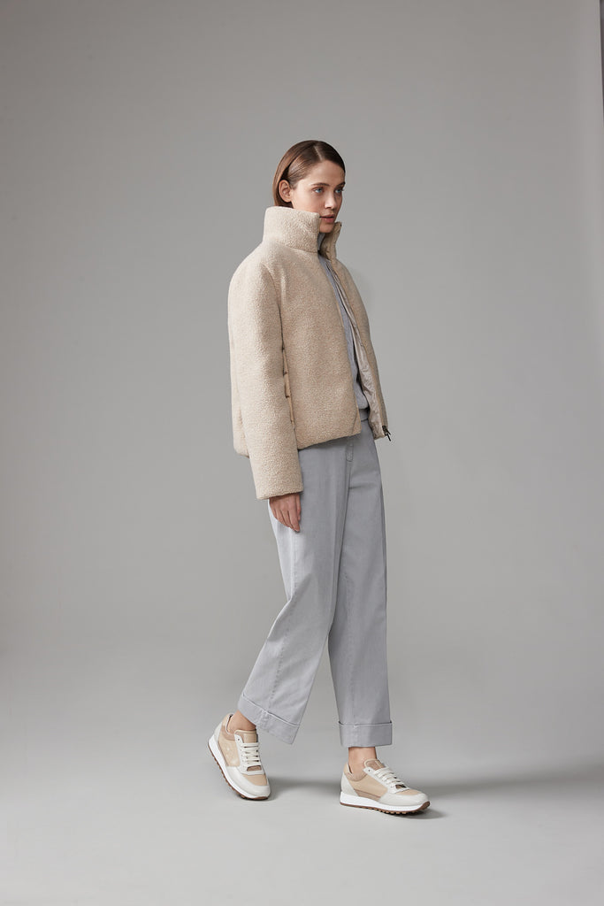 Gabardine palazzo trousers  