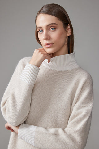 Pure wool, cashmere and alpaca sweater  