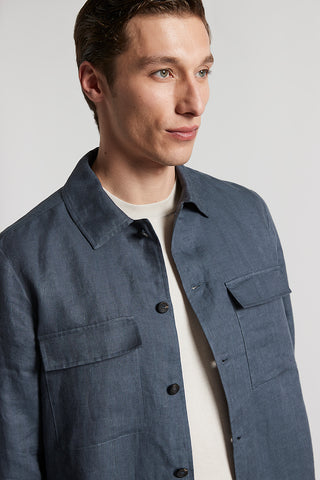 Ermenegildo Zegna pure linen overshirt