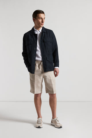 Pure linen Sahara jacket