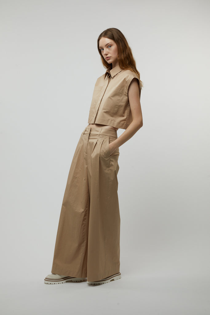 Peserico womens Stone color dress pants size XL - beyond exchange