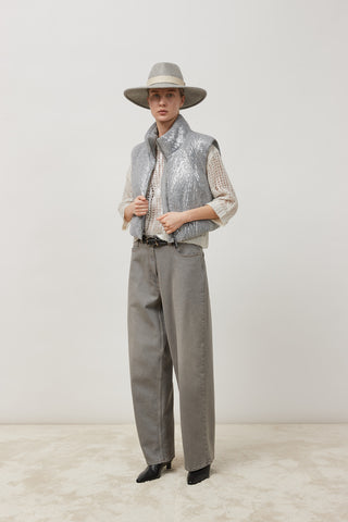 Denim baggy oversize trousers  