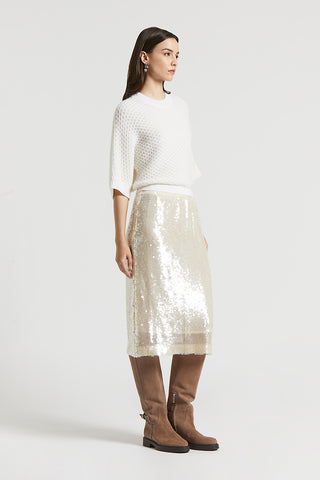 Wool and Alpaca cordonet jumper