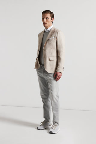 Ermenegildo Zegna linen single-breasted blazer