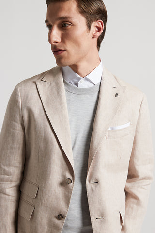 Ermenegildo Zegna linen single-breasted blazer