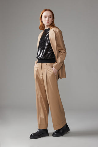 Pure new wool trousers  