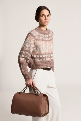 Wool, alpaca and cotton sweater