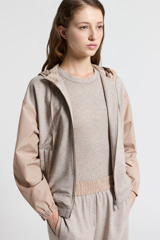 Angelina lurex and cotton sweatshirt