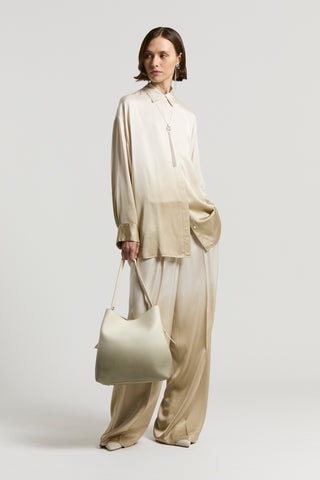 Viscose satin trousers