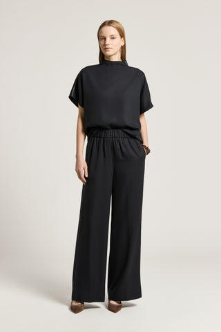 Pantalon en pur Tencel peau de pêche