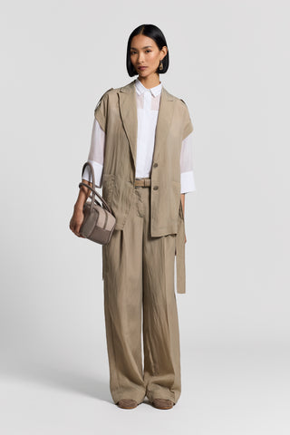 Silk and cotton organza shirt