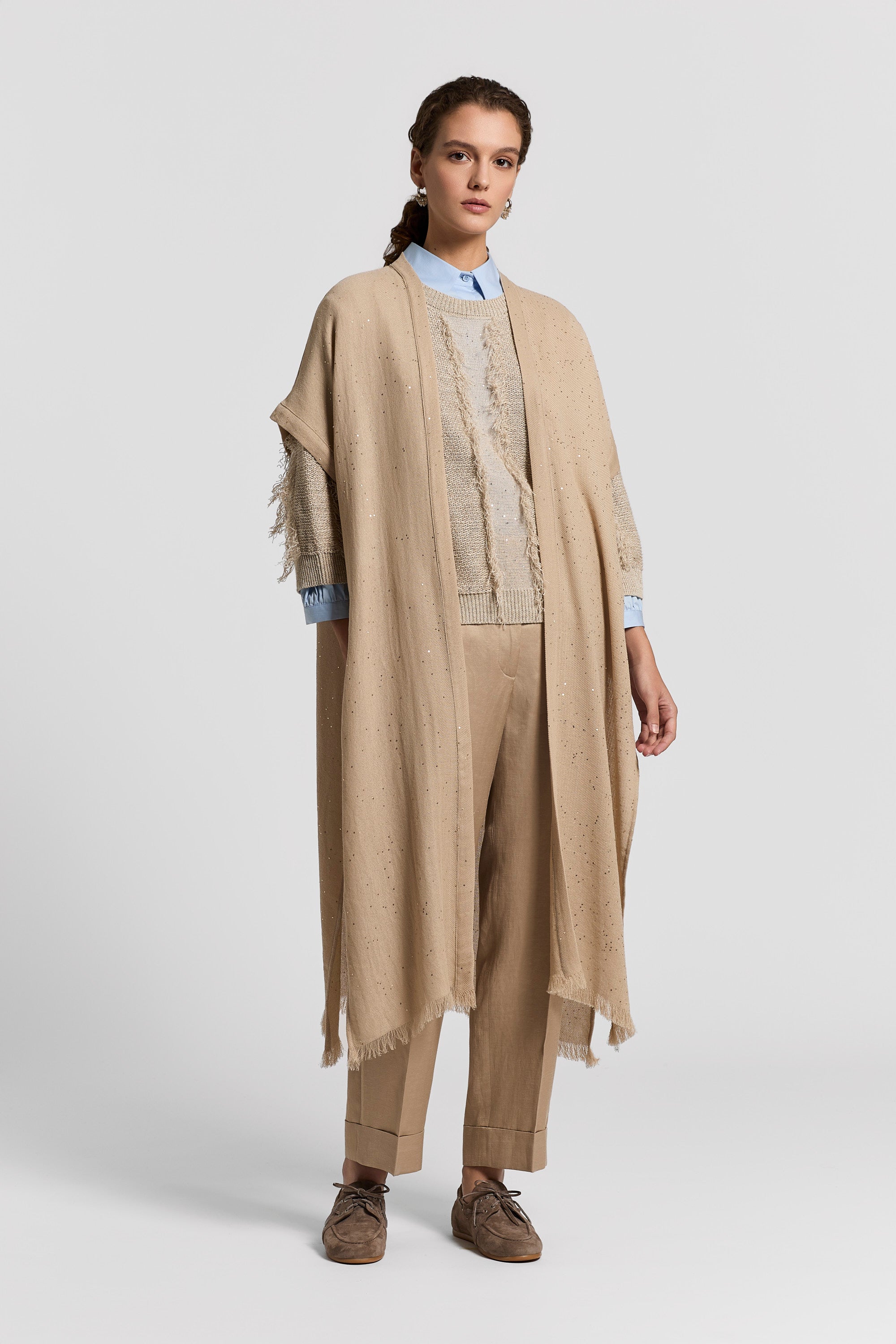 Sail-hand cotton shirt | Peserico