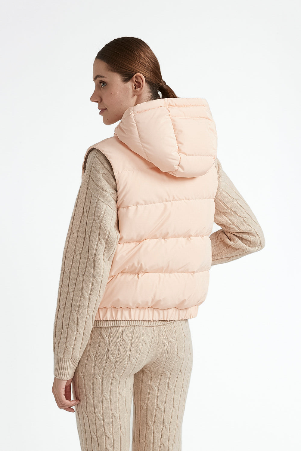 Shops goose feather vest