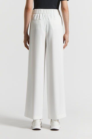 Technical crepe cady trousers